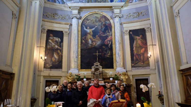 Pellegrini monferrini a Roma nel segno di S. Pudenziana